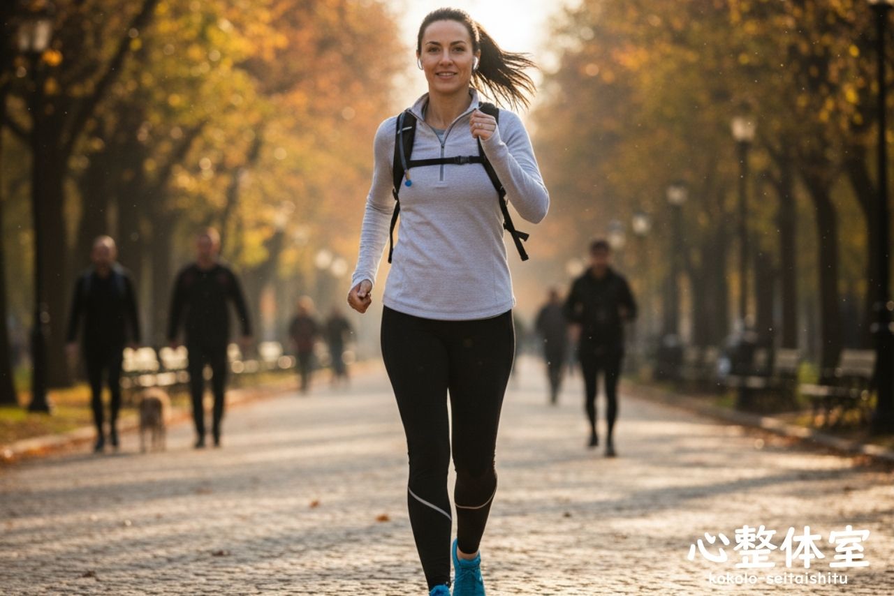 継続的な刺激をウォーキングで