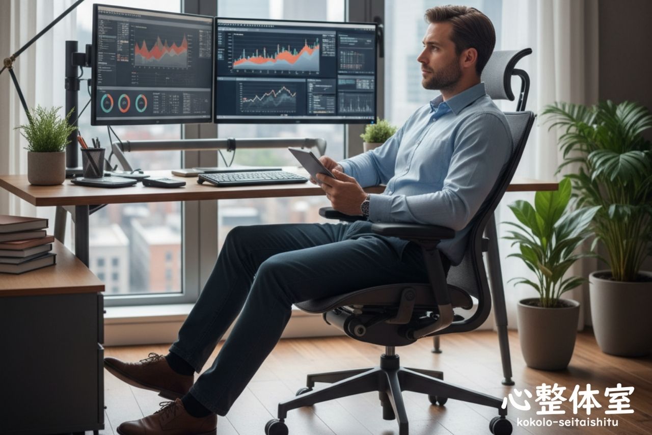 椅子の座り方は重要です